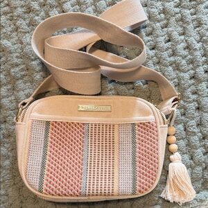 Woven Crossbody or Shoulder Bag with adjustable strap